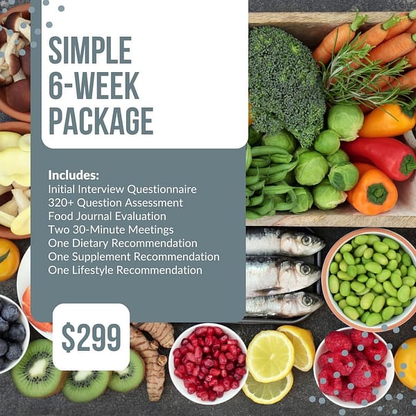 Simple 6-week nutritional therapy package from Atypical Wellness