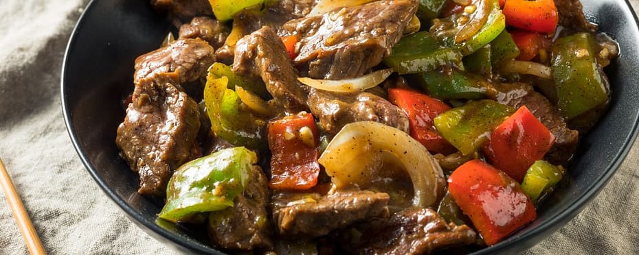 Seasoned Pepper Steak with Onions recipe from Atypical Wellness